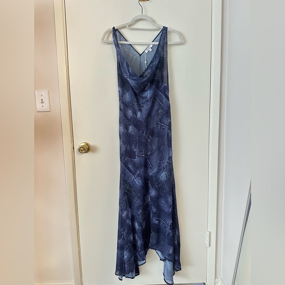 NWT Frankie’s Bikini Denim Print Dress